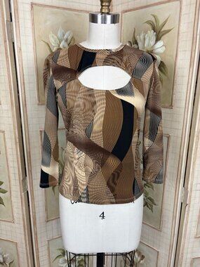 Vintage Le Chateau Cut Out Top